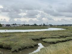 Looking back towards Conyer